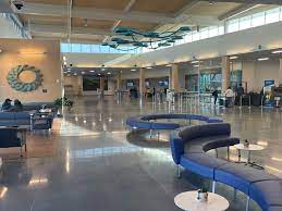 A photo inside one of the terminals of the Columbia Regional Airport in Columbia Missouri.