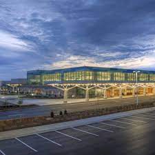 A photo of the terminal at the Springfield Branson Airport in Springfield Missouri.