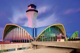 A picture of one of the terminals at the St. Louis airport in St. Louis Missouri.