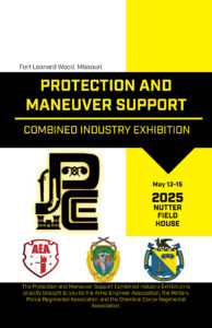 2025 Protection and Maneuver Support Combined Industry Expo Event Pamphlet Cover Image